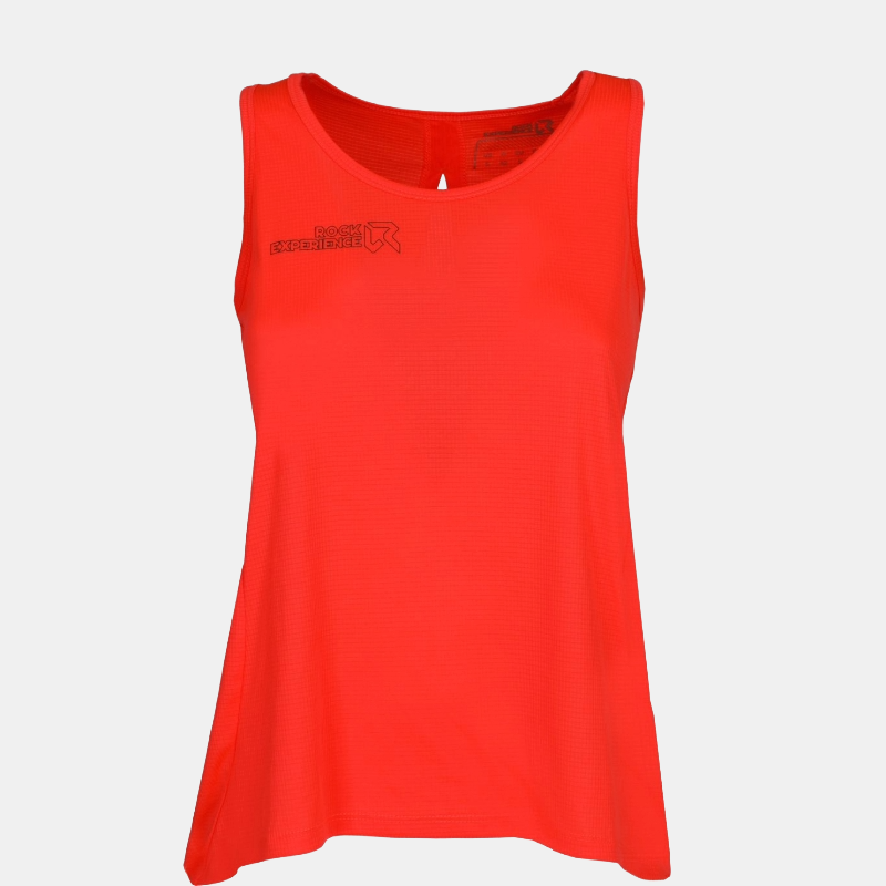 ROCK EXPERIENCE Oriole Canotta Donna Corallo