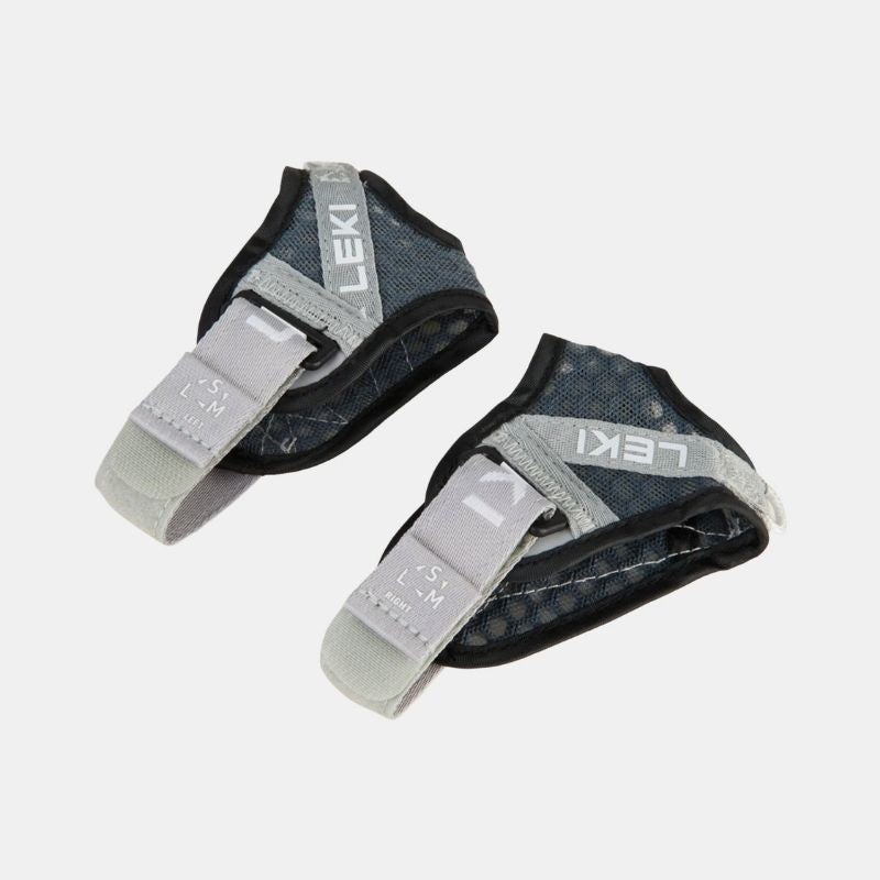 LEKI Shark Frame Strap Mesh Cinturino da Polso S/M/L Grigio