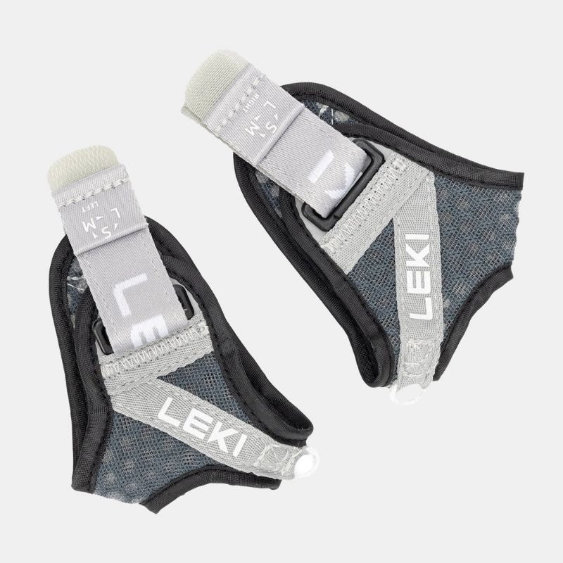 LEKI Shark Frame Strap Mesh Cinturino da Polso S/M/L Grigio