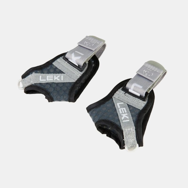 LEKI Shark Frame Strap Mesh Cinturino da Polso S/M/L Grigio