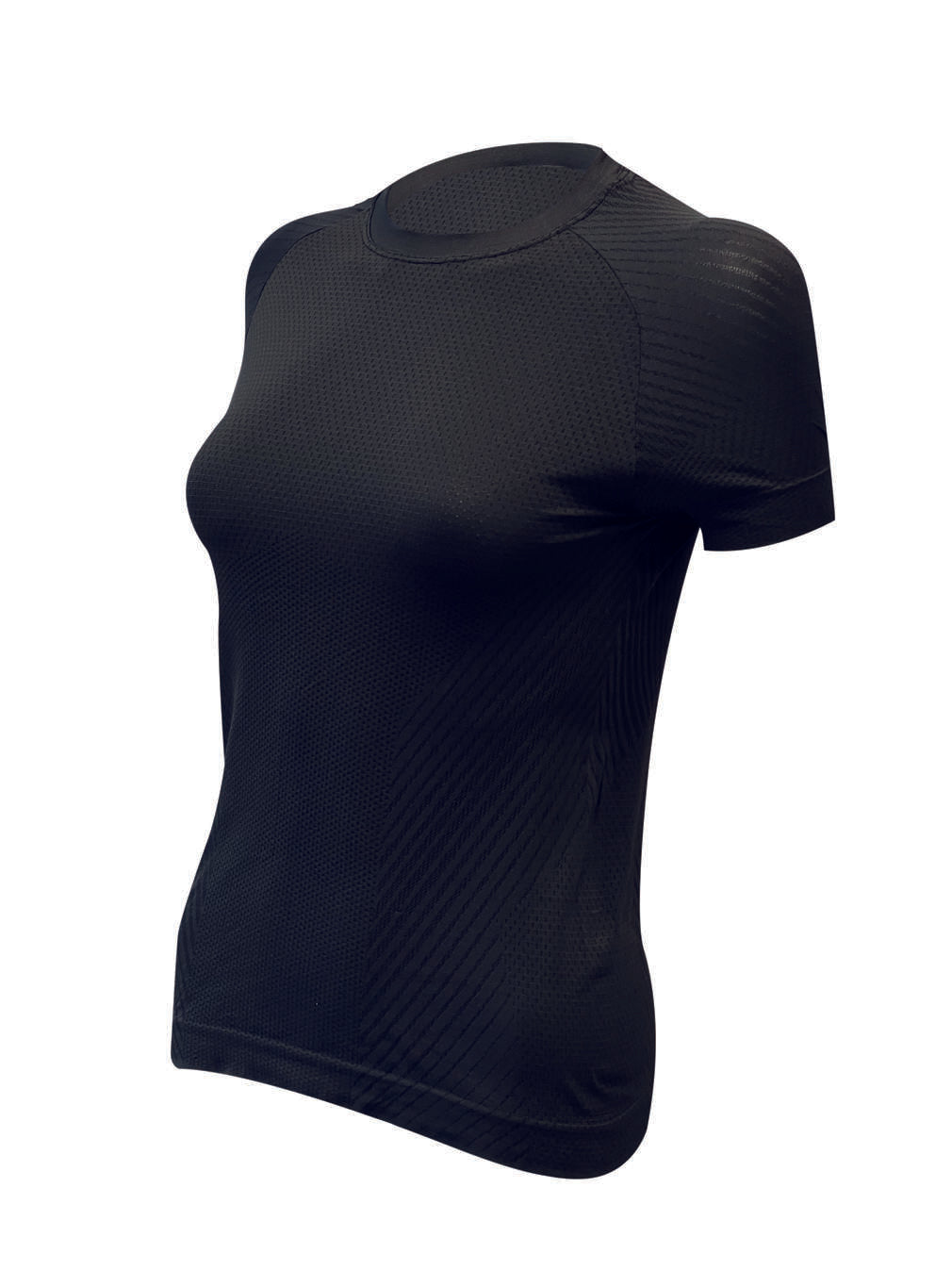 TRS BR500 T-shirt Breeze Donna Nero Trail Running