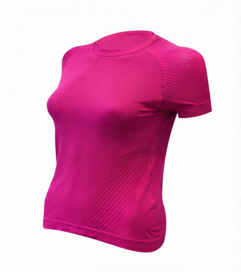 TRS BR500 T-shirt Breeze Donna Fuxsia Trail Running