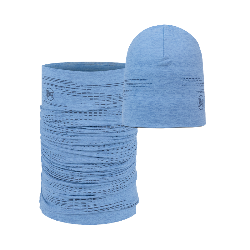 BUFF Berretto DryFlx Tinta Unita Unisex Washed/Blue Trail Running