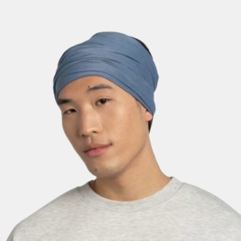 BUFF Scaldacollo Ecostretch Tinta Unita Blu Unisex