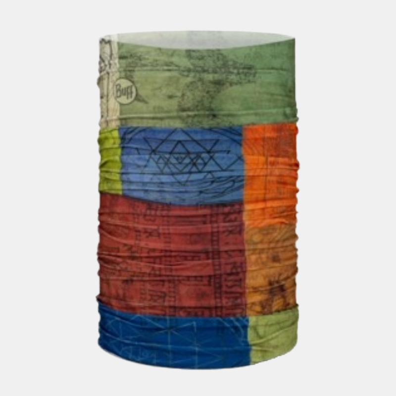 BUFF Scaldacollo Ecostretch Fantasia Arancione Unisex