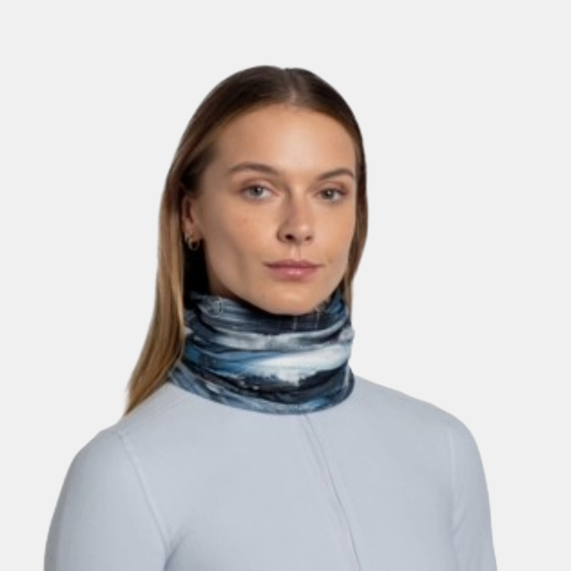 BUFF Scaldacollo Ecostretch Fantasia Blu Unisex