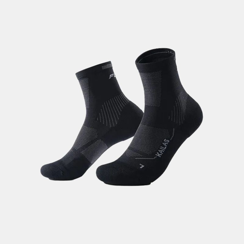 KAILAS Calze Low Cut in Lana Uomo Black