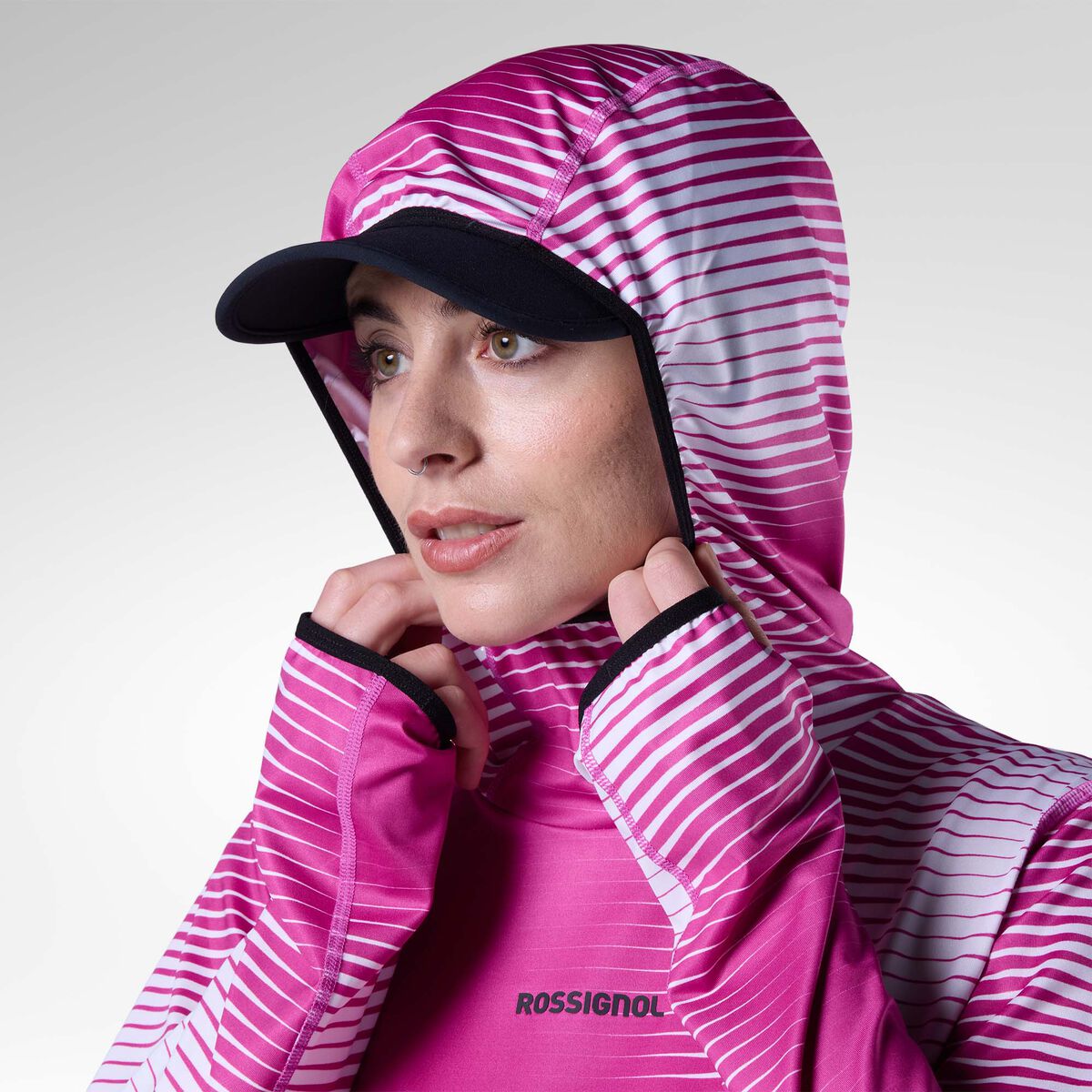 ROSSIGNOL Felpa Westweg Sun Con Cappuccio Donna Trail Running