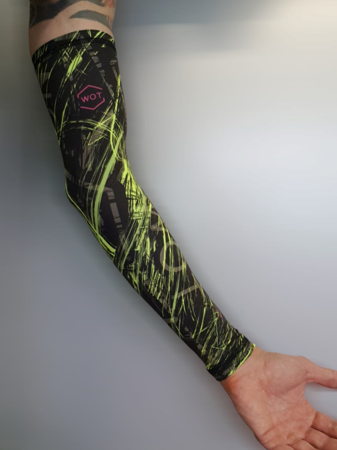 WOT BSK.ARM Manicotti Sniper Unisex Nero/Giallo Trail Running