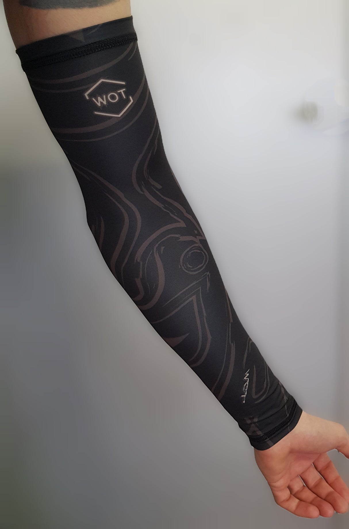 WOT RSK.ARM Manicotti Kendra Unisex Nero/Marrone Trail Running