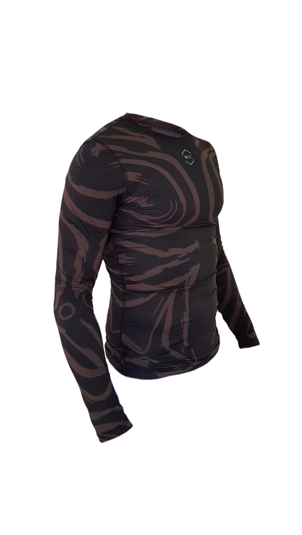 WOT RSK.ML Maglia Krana Unisex Nero/Marrone Trail Running