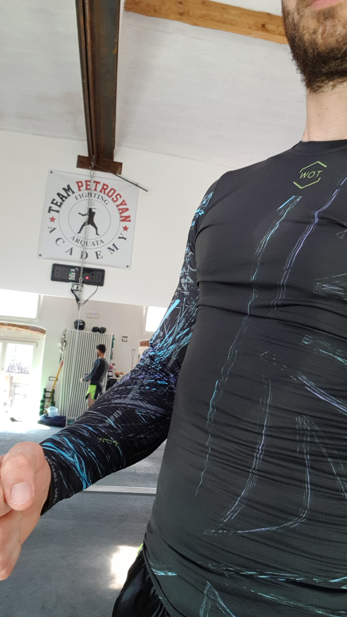 WOT RSK.ML Maglia Sniper Unisex Nero Trail Running