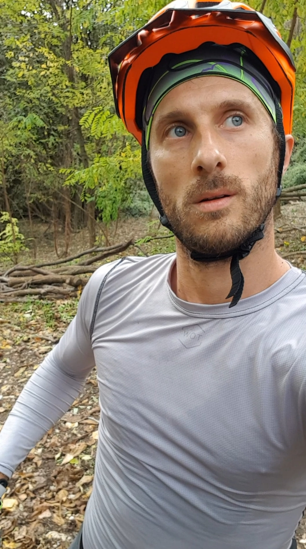 WOT RSK.ML Maglia Totem Unisex Grigio Trail Running