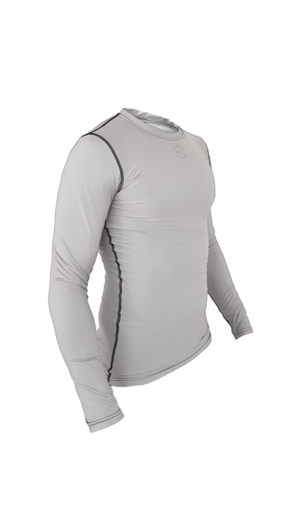 WOT RSK.ML Maglia Totem Unisex Grigio Trail Running
