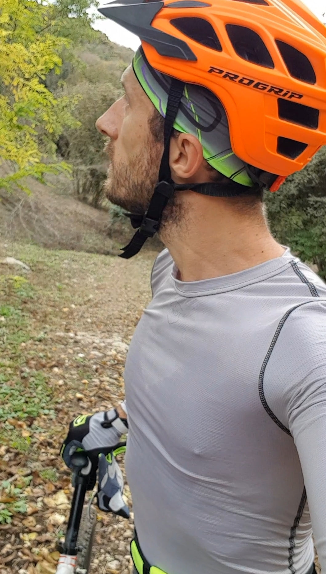 WOT RSK.ML Maglia Totem Unisex Grigio Trail Running