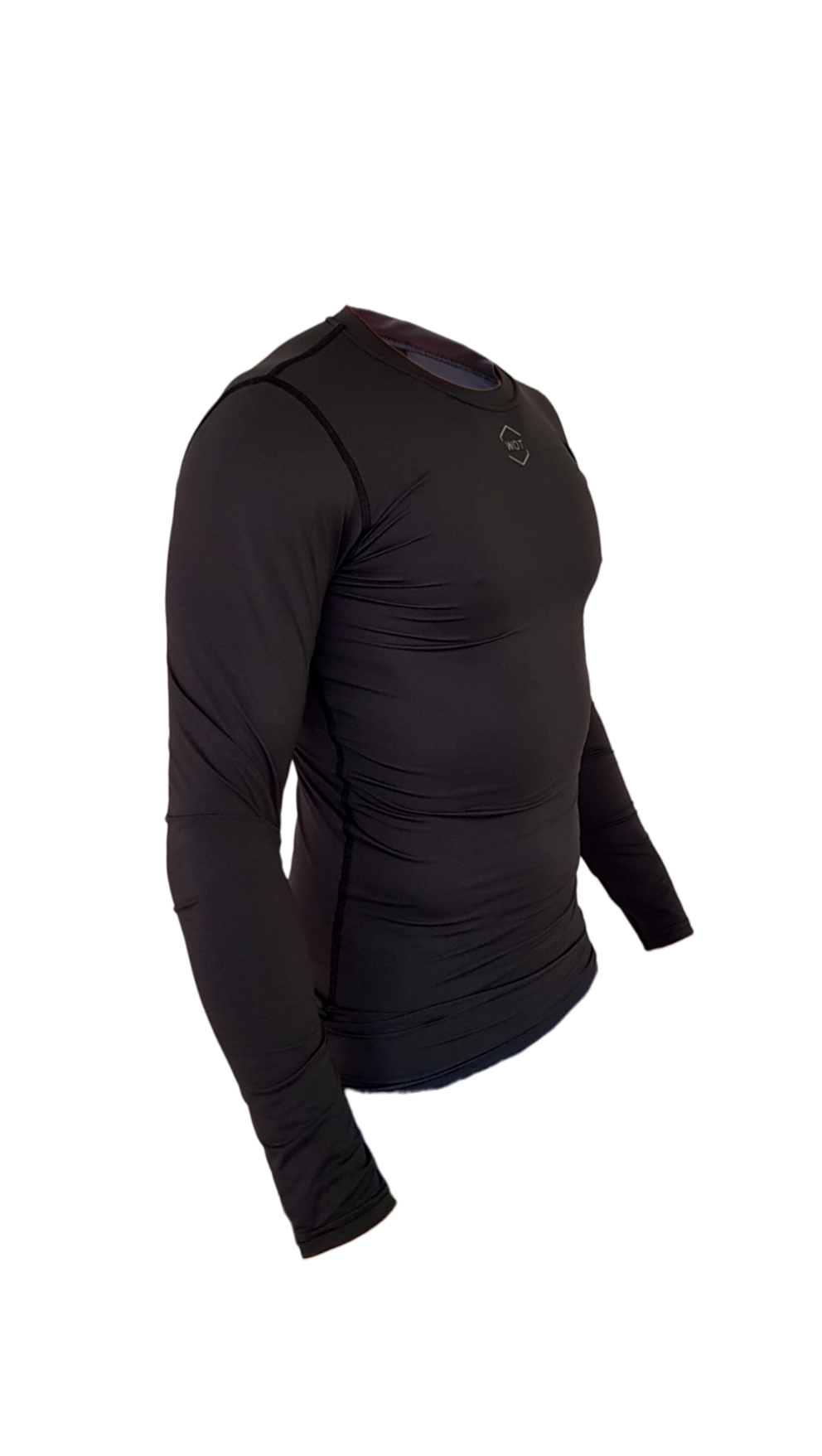 WOT RSK.ML Maglia Totem Unisex Nero Trail Running