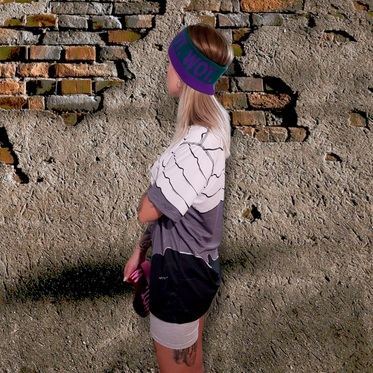 WOT RWO.TS T-shirt Rocas Unisex Bianco Trail Running