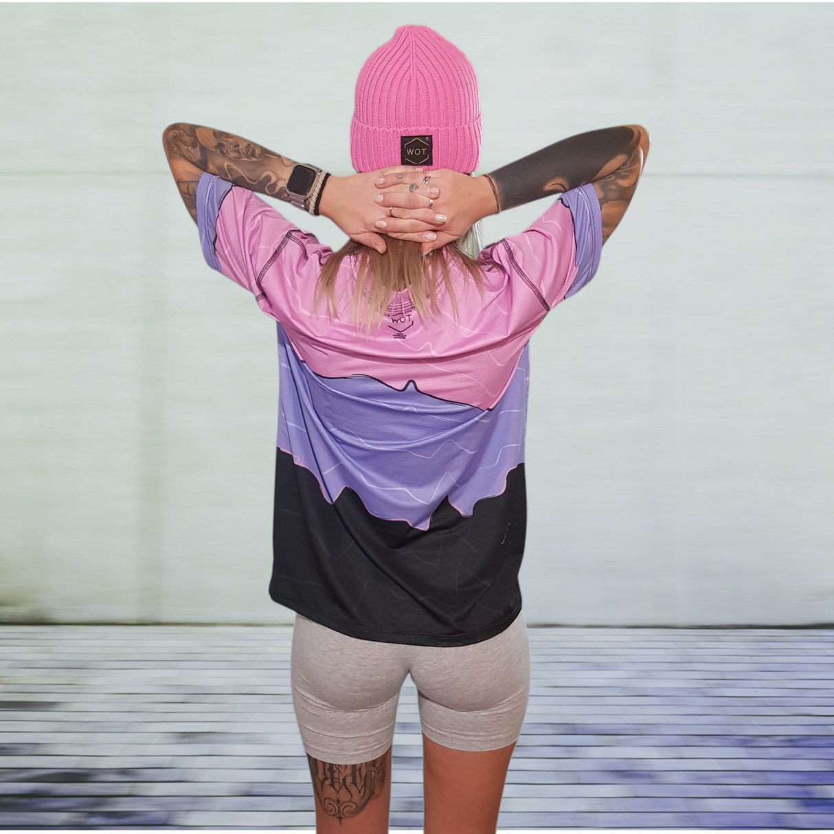 WOT RWO.TS T-shirt Rocas Donna Rosa Trail Running