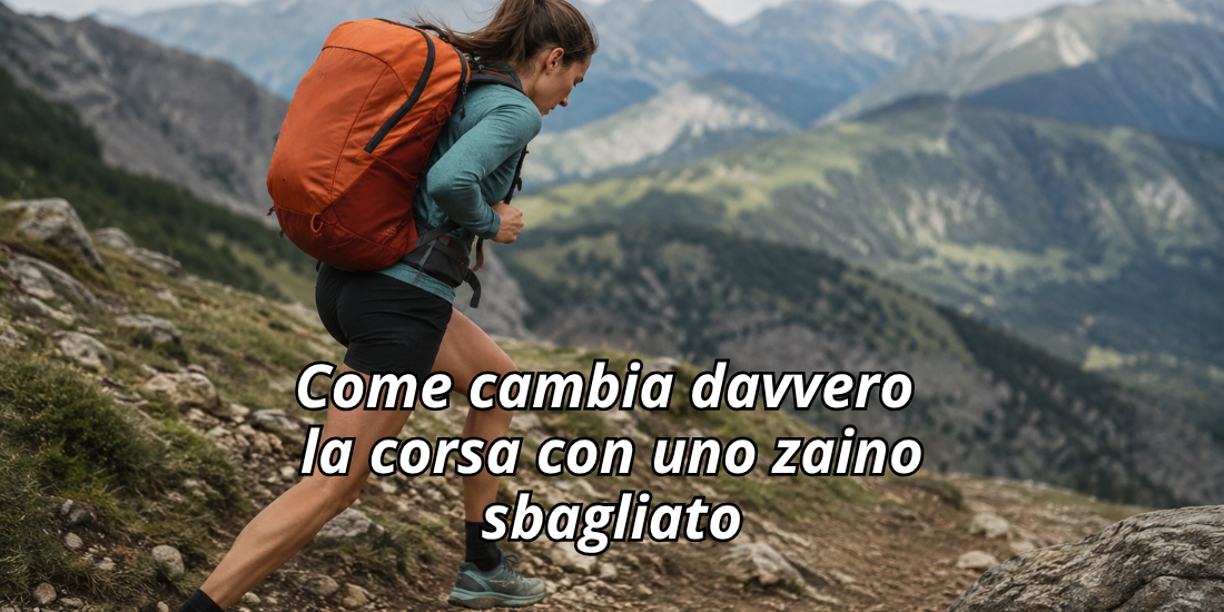 Come cambia davvero la corsa con uno zaino sbagliato