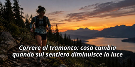Correre al tramonto: cosa cambia quando sul sentiero diminuisce la luce