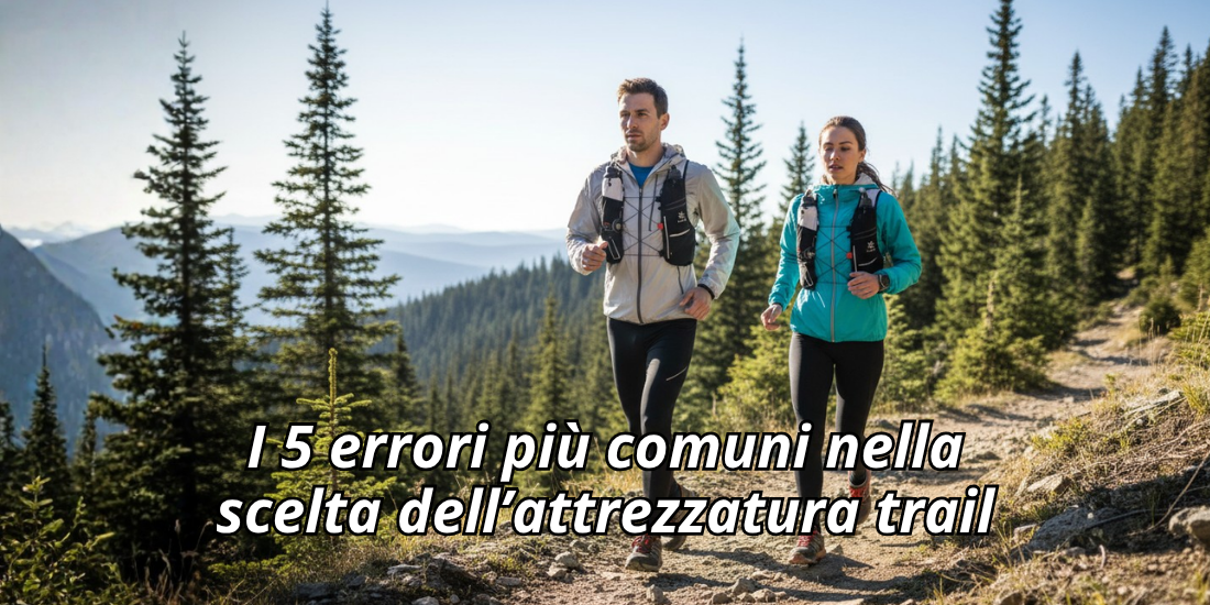 I 5 errori più comuni nella scelta dell’attrezzatura trail