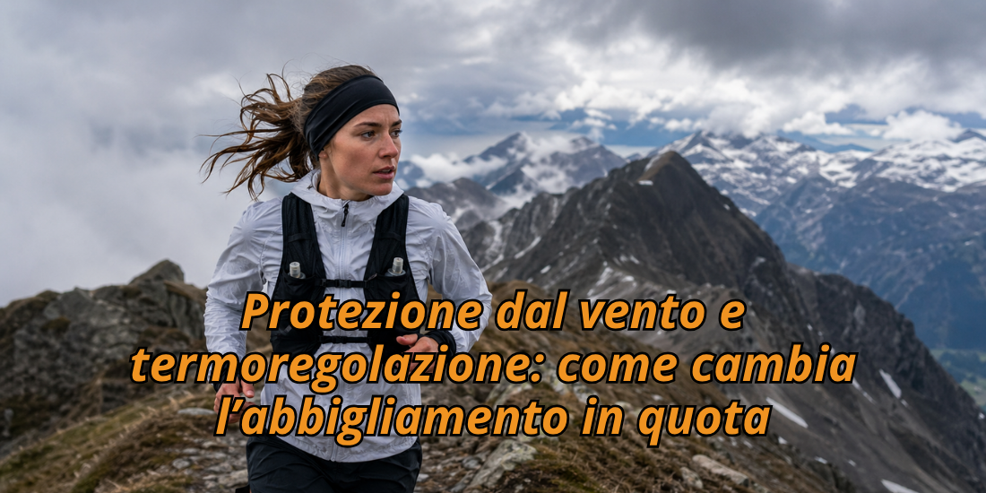 Protezione dal vento e termoregolazione: come cambia l’abbigliamento in quota