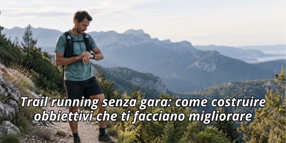 Trail running senza gara: come costruire obbiettivi che ti facciano migliorare