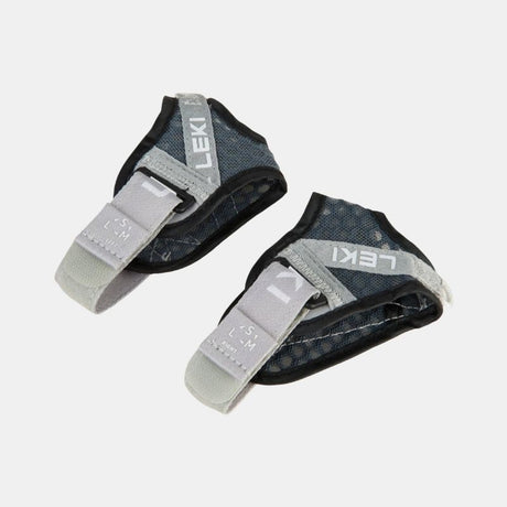 LEKI Shark Frame Strap Mesh Cinturino da Polso M/L/XL Grigio