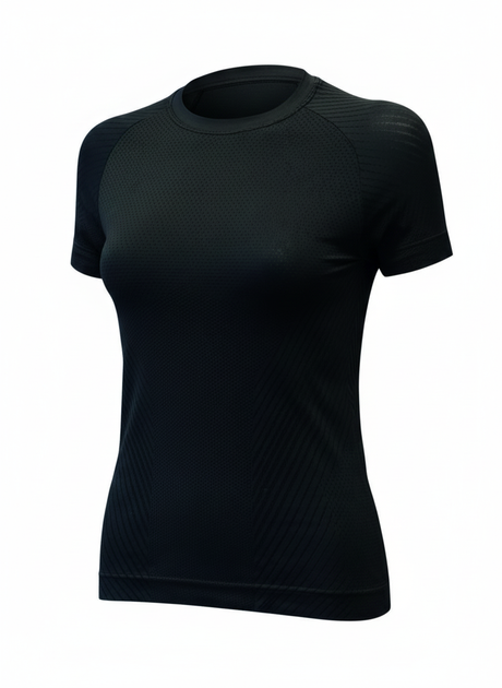 TRS BR500 T-shirt Breeze Donna Nero Trail Running