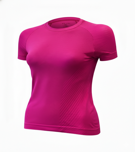TRS BR500 T-shirt Breeze Donna Fuxsia Trail Running