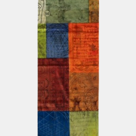 BUFF Scaldacollo Ecostretch Fantasia Arancione Unisex