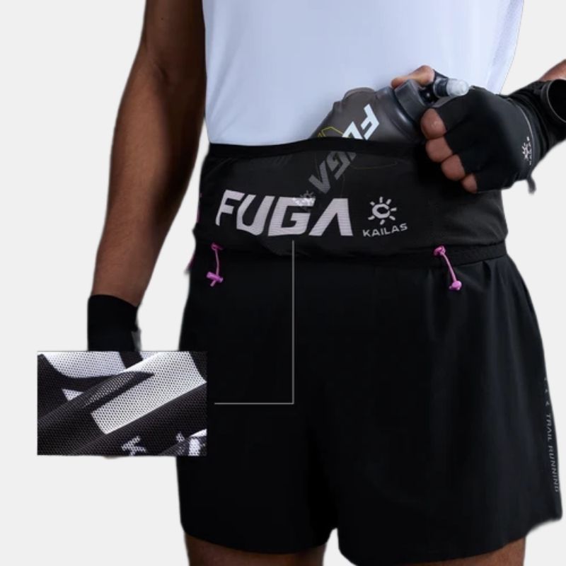 KAILAS Fuga Elastic Waist Bag Cintura Unisex Black