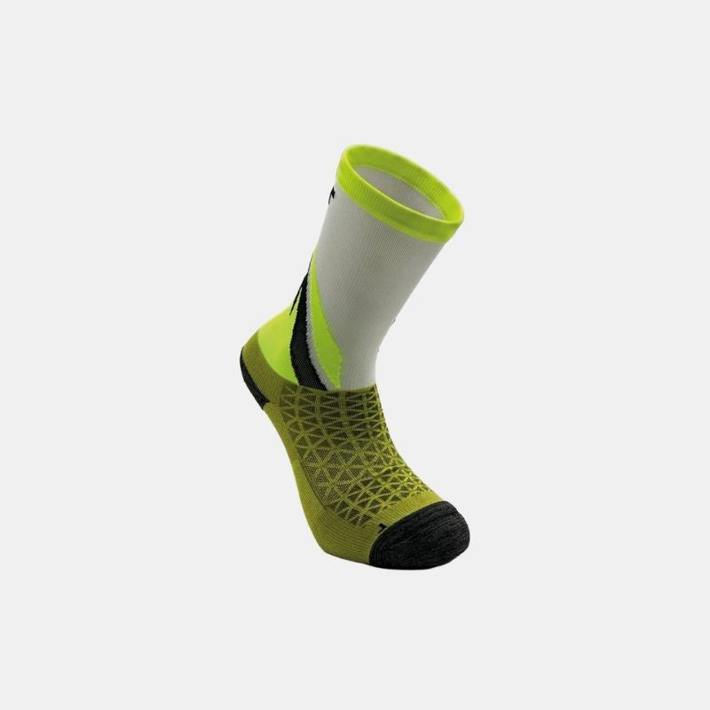 TRS W514 Calza Running Geometric Yellow Unisex