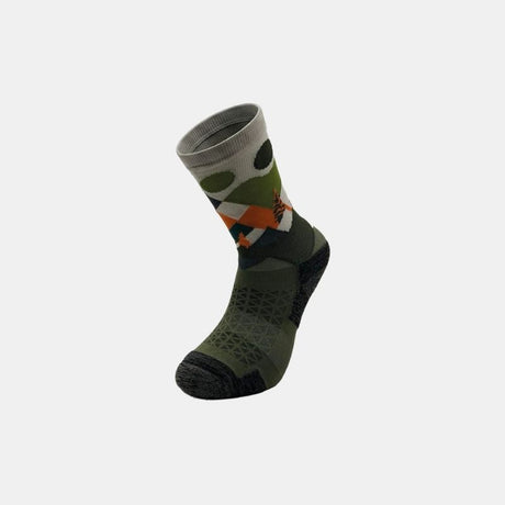 TRS W518 Calza Trail RunPatches Green Unisex