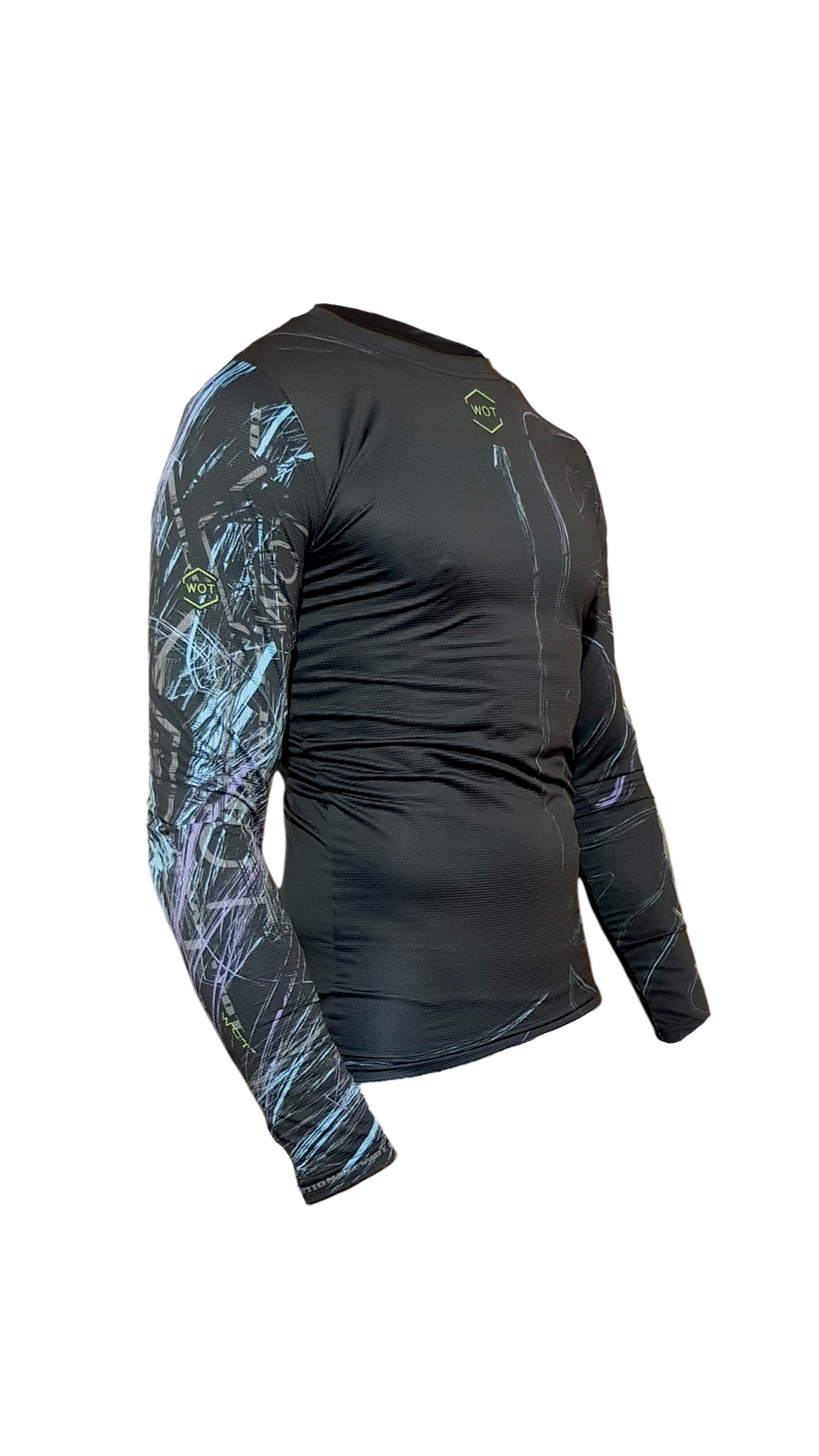 WOT RSK.ML Maglia Sniper Unisex Nero Trail Running