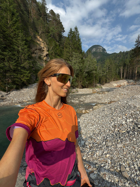 WOT RWO.TS T-shirt Rocas Unisex Arancione Trail Running